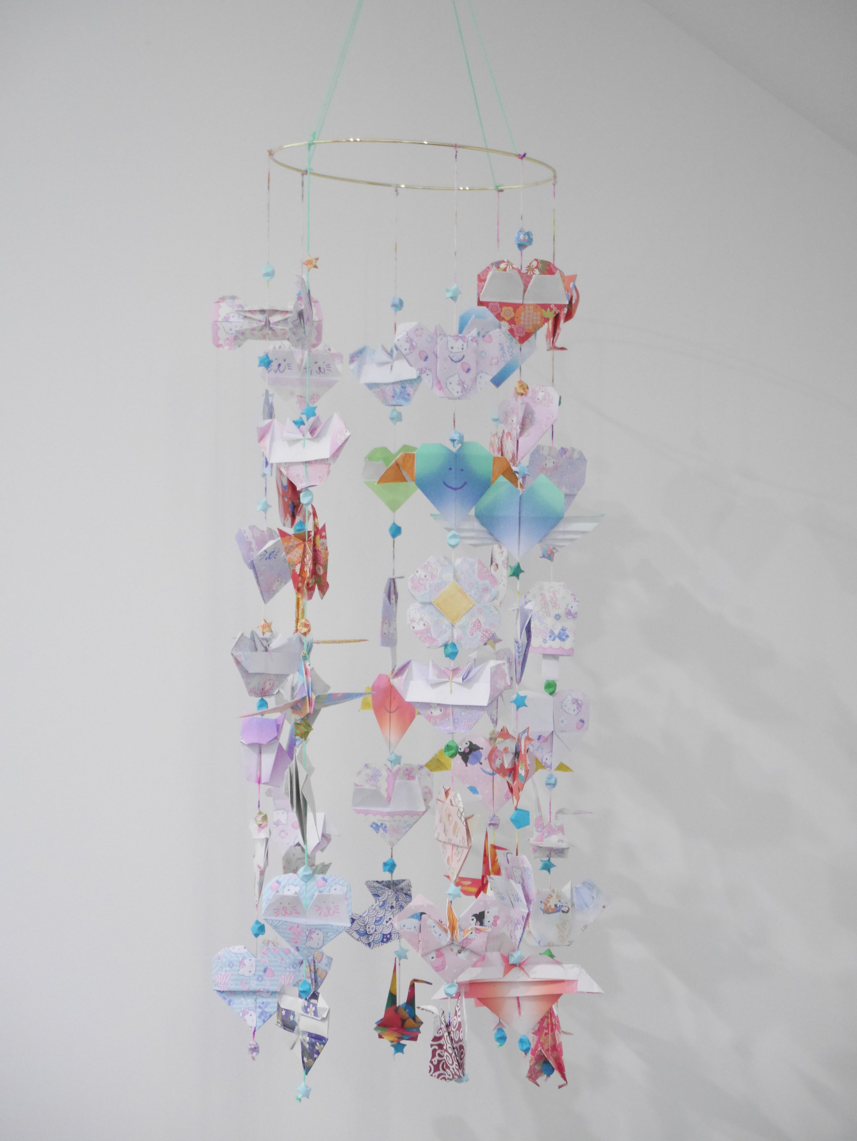 [Folded Love] Handmade Origami Mobile - Wind Chime