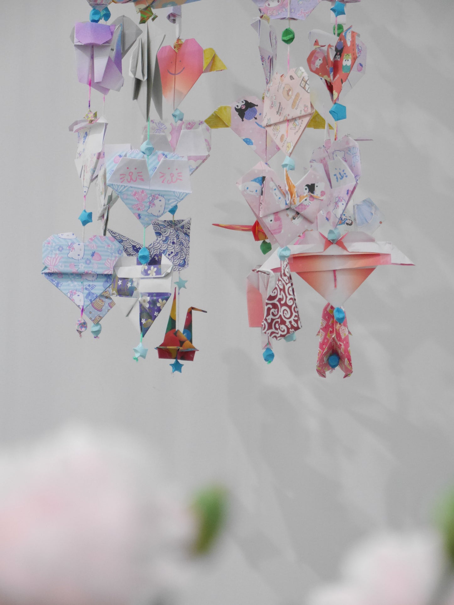 [Folded Love] Handmade Origami Mobile - Wind Chime