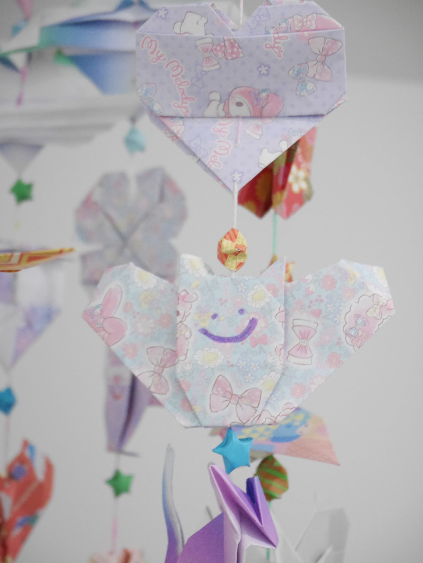 [Folded Love] Handmade Origami Mobile - Wind Chime