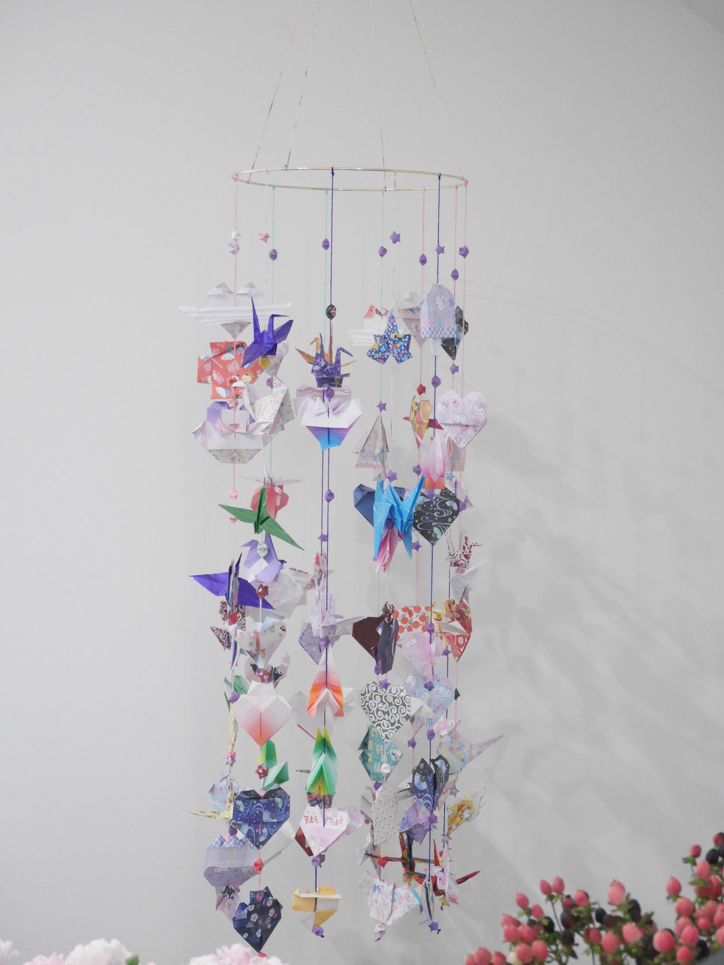 [Folded Love] Handmade Origami Mobile - Wind Chime