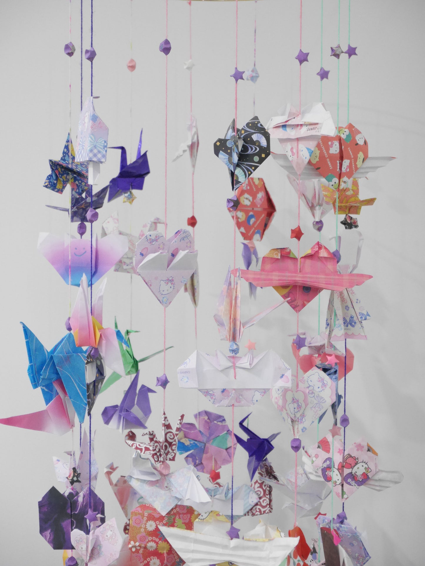 [Folded Love] Handmade Origami Mobile - Wind Chime