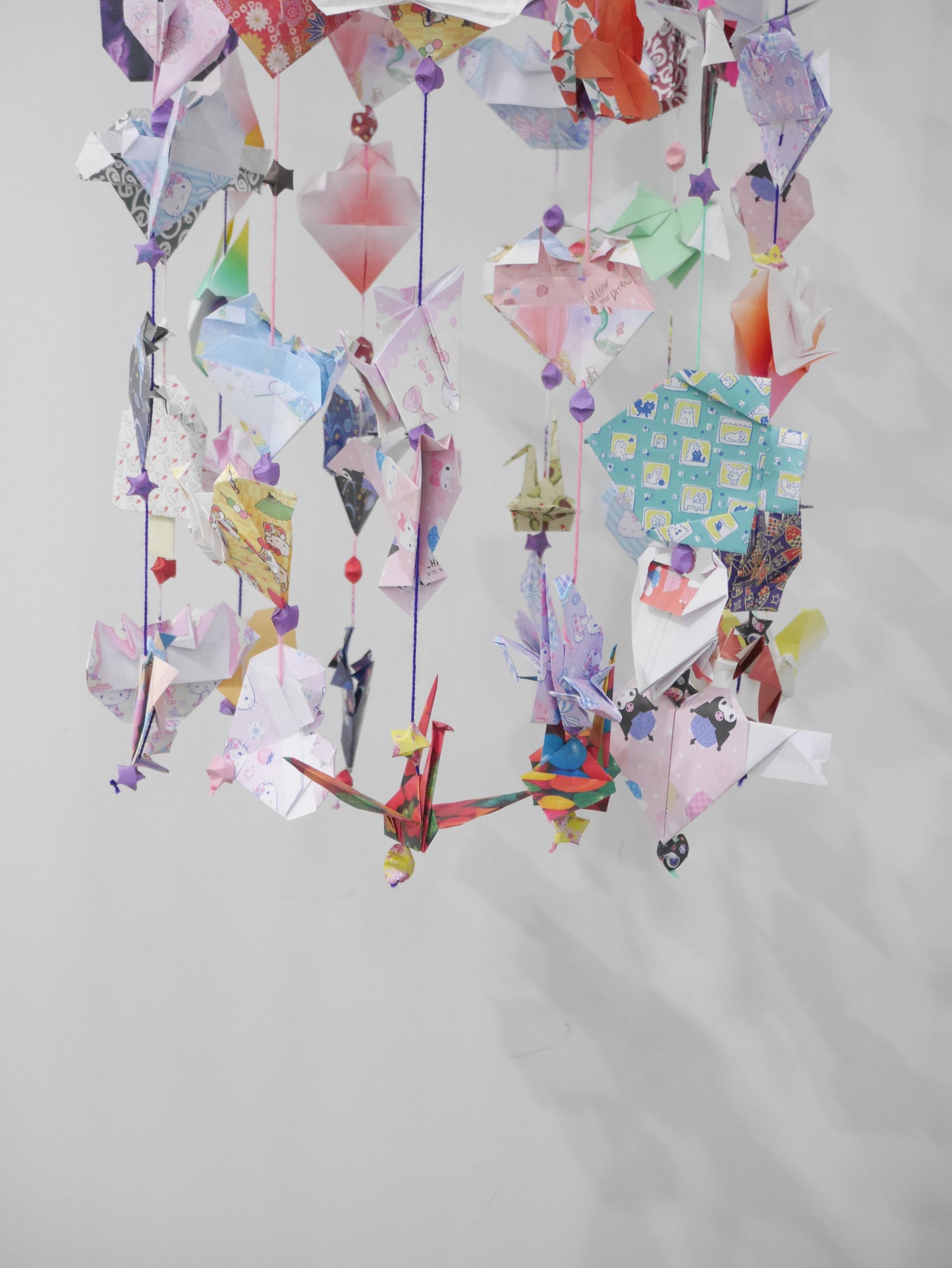 [Folded Love] Handmade Origami Mobile - Wind Chime