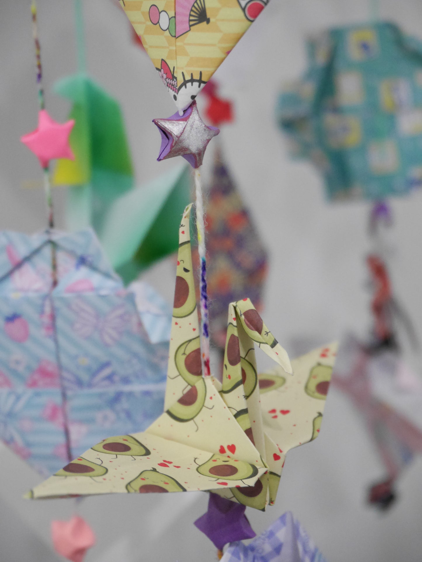 [Folded Love] Handmade Origami Mobile - Wind Chime