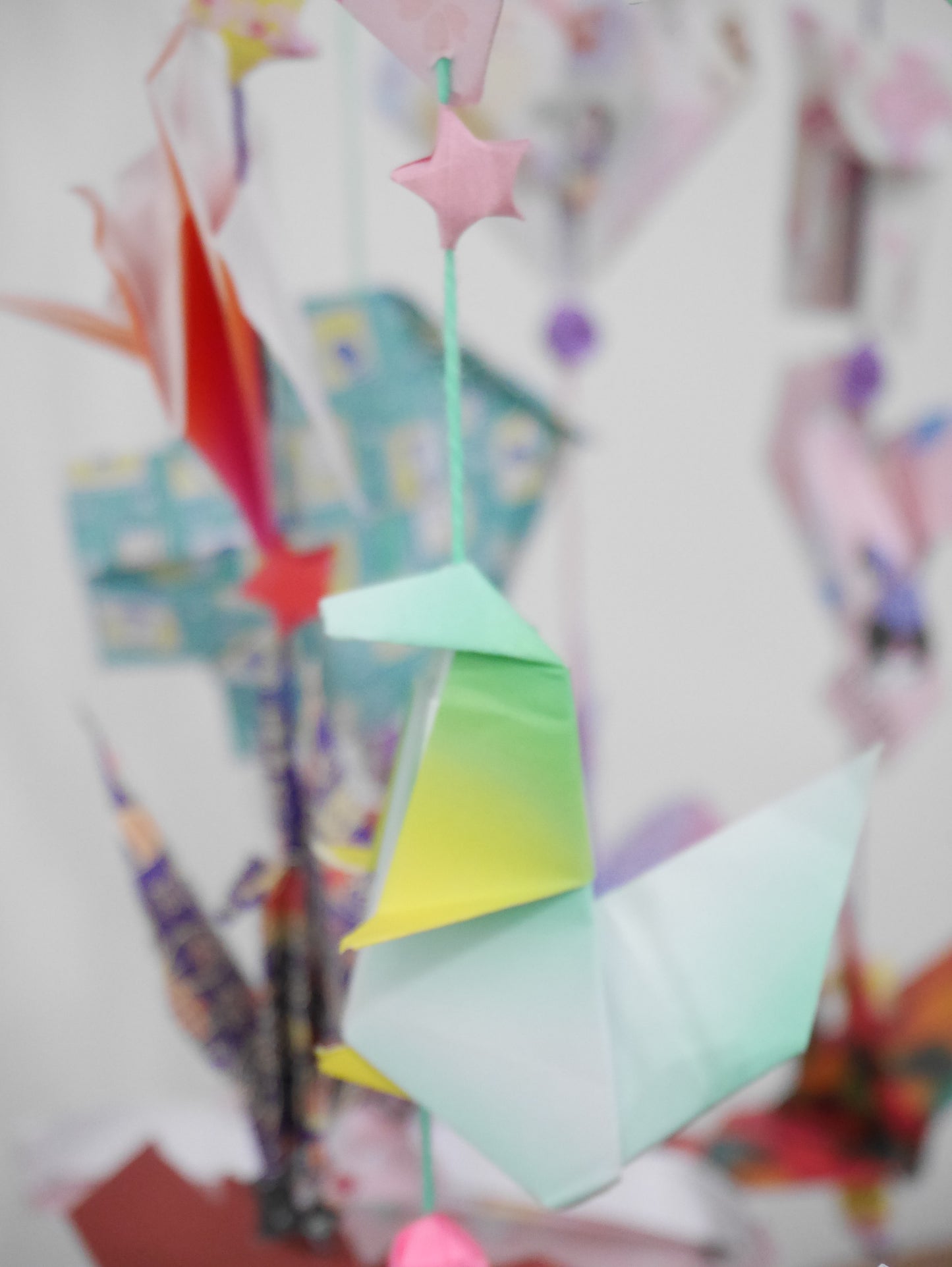 [Folded Love] Handmade Origami Mobile - Wind Chime