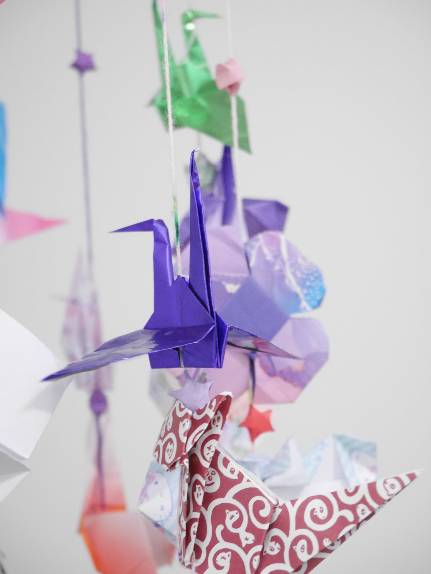 [Folded Love] Handmade Origami Mobile - Wind Chime