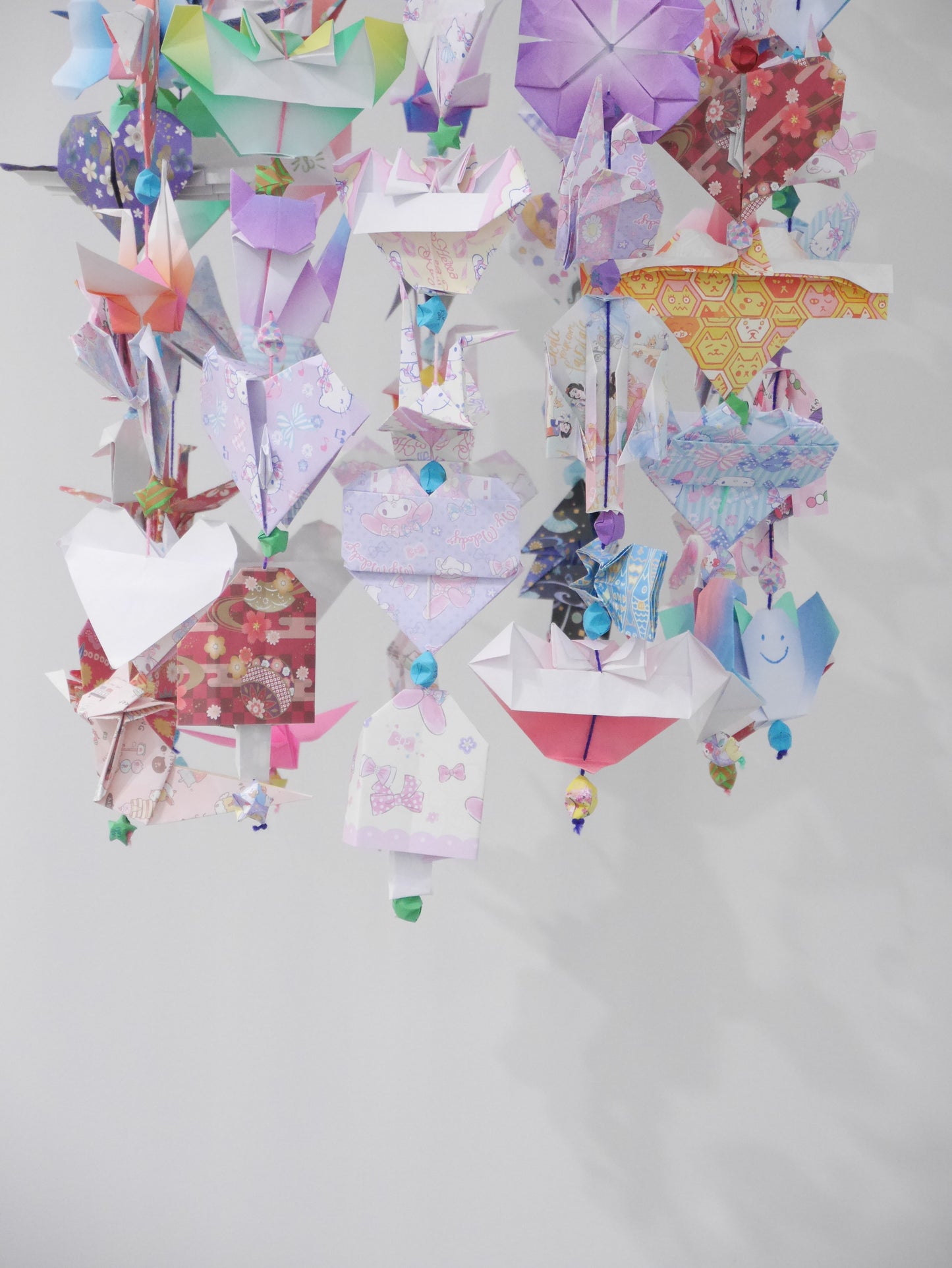 [Folded Love] Handmade Origami Mobile - Wind Chime