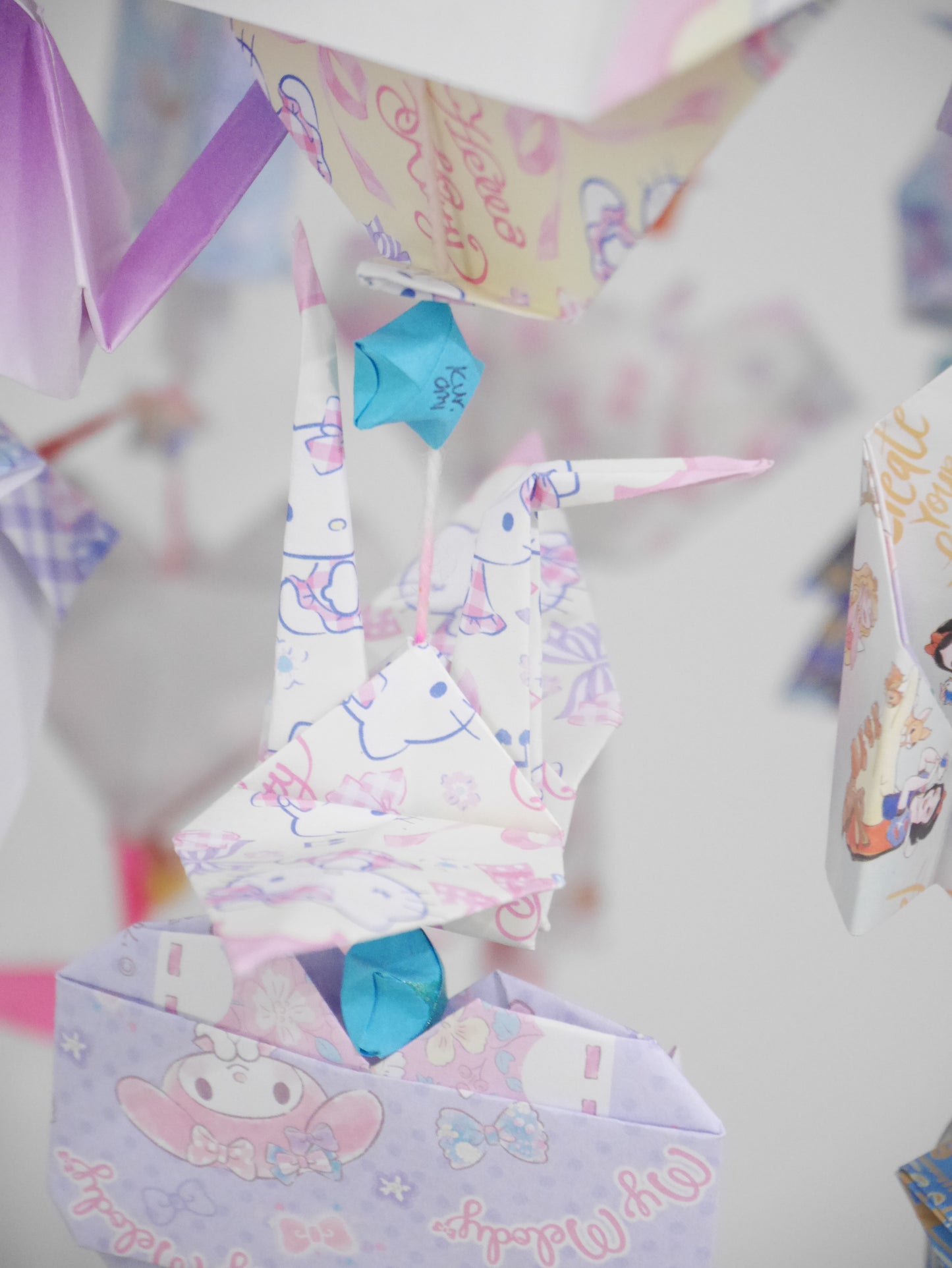 [Folded Love] Handmade Origami Mobile - Wind Chime