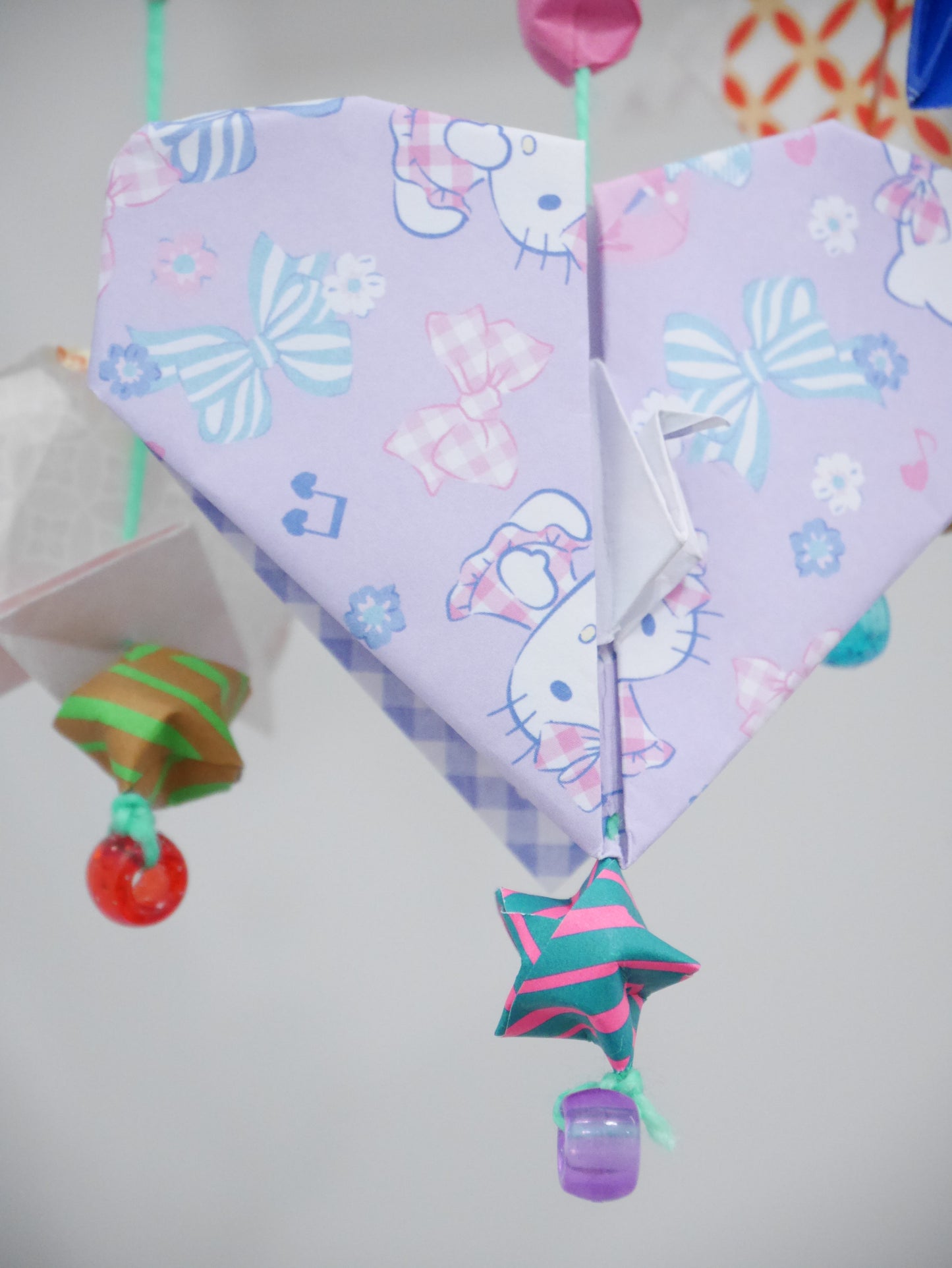 [The Floating Gallery] Handmade Paper mobile - Origami Backdrop