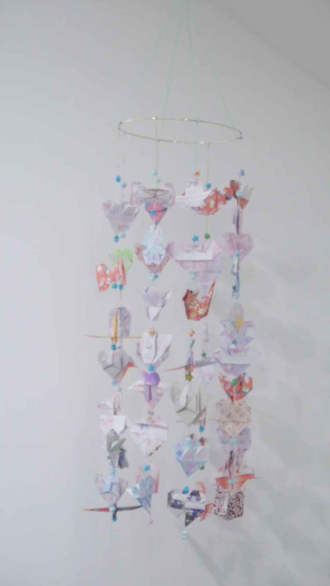 [Folded Love] Handmade Origami Mobile - Wind Chime